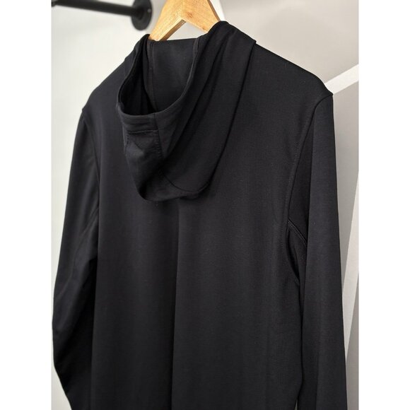 Mack Weldon Atlas Full Zip Hoodie Men’s M Black Stretch Wicking Workleisure - Picture 6 of 13